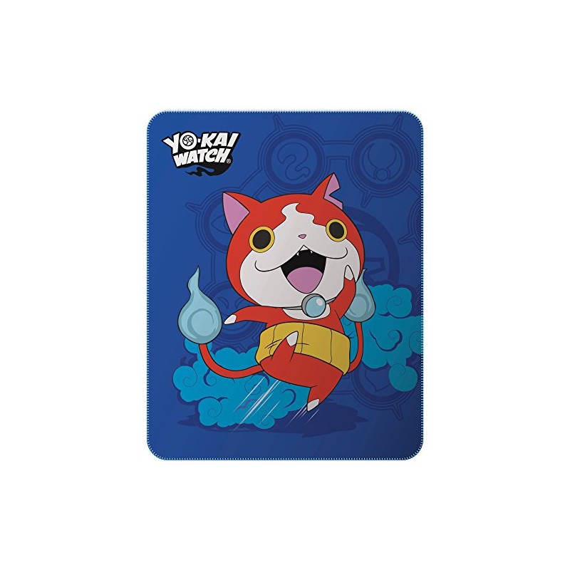 Yo-kai Watch 044684 Fleece blanket, polyester, blue, 110 x 140