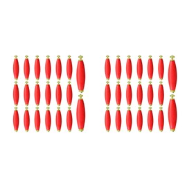 40 Pieces Fishing Bobbers Weighted Foam Snap on Float Weighted Bobbers for Fishing Tackle Accessories Fishing Supplies