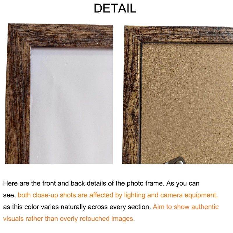 BESCRCL 3.5x5 Picture Frame, Photo Frame for Wall Mounting or