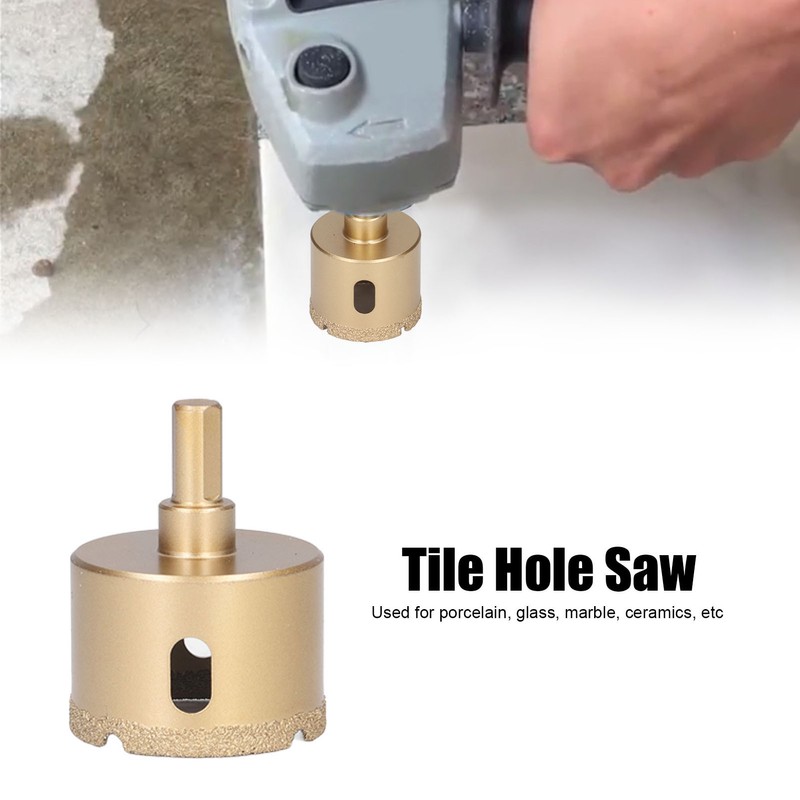 Diamond Hole Saw Carbon Steel Tile Holes Opener Drill Bit