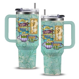 WWHSAI Coffee Lover Tumbler Christ Offers Forgiveness for Everyone Everywhere Jesus Stainless Steel Insulated Tumbler Rustic Retro Gift for Women Men Friends 40oz