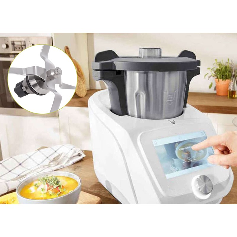 Poweka Replacement Stainless Steel Blade Compatible with Silvercrest Monsieur Cuisine