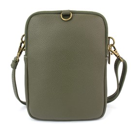 CHALA UNI Cellphone Xbody - Womens RFID Protected Faux Leather Crossbody Bag with Adjustable Strap - Cactus - olive