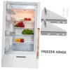 WHAMVOX Small Freezer Hinge 4pcs Refrigerator Hinge Door Replacement Fridge