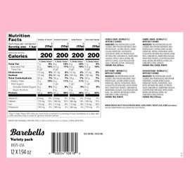 Barebells Protein Bars Variety Pack - 12 Count, 1.9oz Bars - Protein Snacks with 20g of High Protein - Chocolate Protein Bar with 1g of Total Sugars - Perfect on The Go Protein Snack & Breakfast Bars