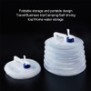 Bottle Container with Faucet Outdoor Camping and Hiking Portable Thickened