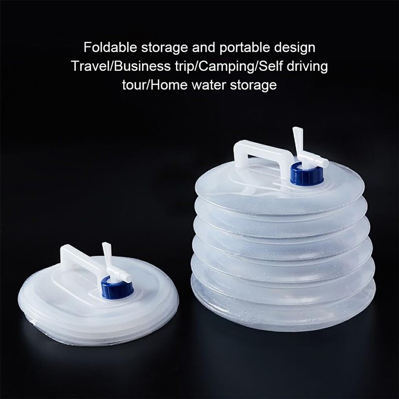 Bottle Container with Faucet Outdoor Camping and Hiking Portable Thickened