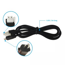 Tempur-Pedic Tempurpedic Power Prong, Adjustable Base Input Power Cord 6.5ft