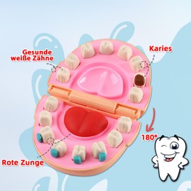 VBACALA Knete Zubehör Zahnarzt Spielzeug, Knetwerkzeug Knete Set Dentist Rollenspiel Knete ab 3 Jahre, Knete Knetmasse Kinderknete Knetspielzeug,Geschenke für Kinder Jungen Mädchen