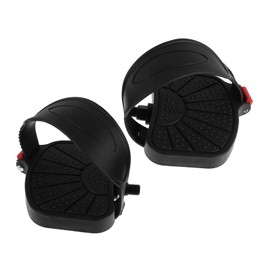 Outanaya 1 Pair Adjustable Slip Exercise Bike Pedals for Indoor Cycling Mountain Bikes Durable Replacement Parts with Racing for Enhanced Performance