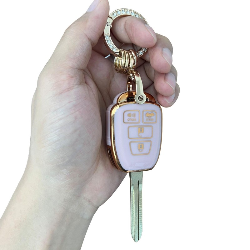 Rilnaewn Keyless Entry Systems for Toyota Key Fob Cover Fit