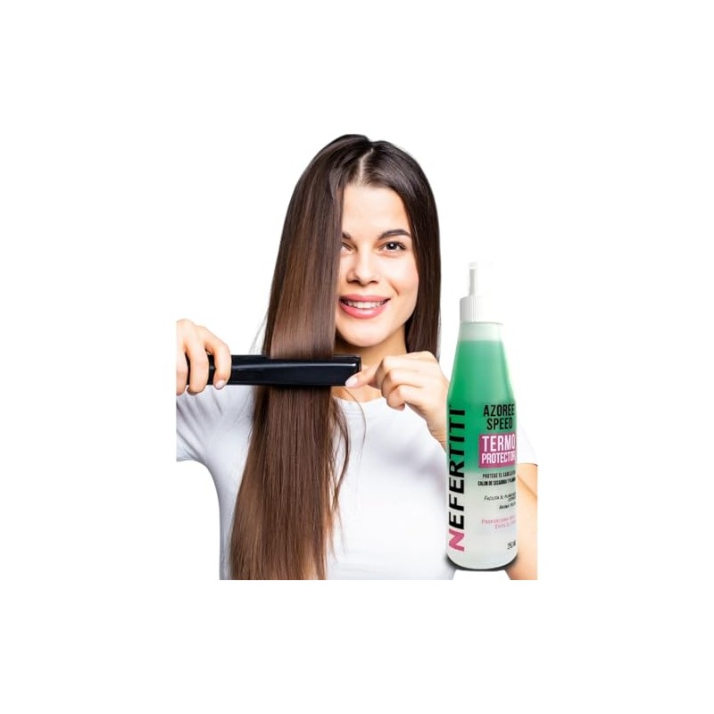 Nefertiti Azoree Speed Termo Protector, Protector Térmico Capilar, 250 ml,