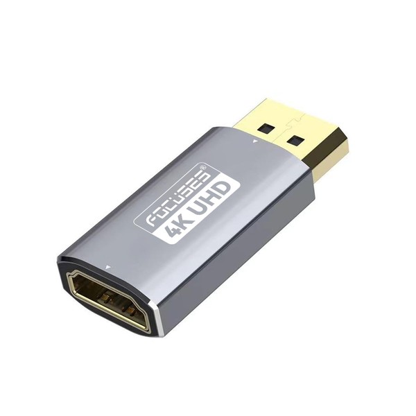 Focuses Displayport to HDMI Adapter 4K, Uni-Directional DP Souce to