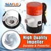 SEAFLO 01 Series 750 GPH Bilge Pump – 12V, 3/4"