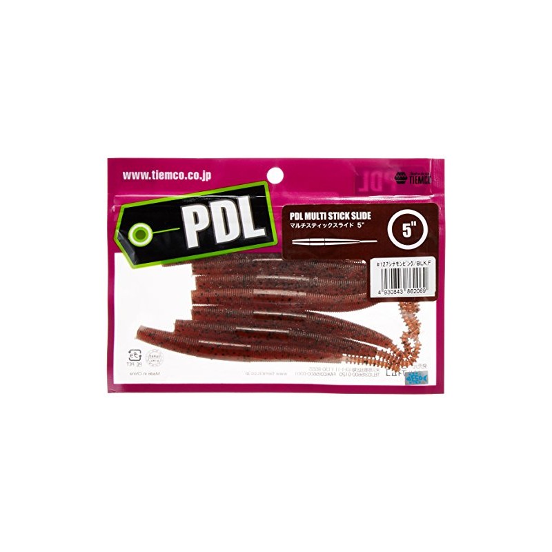 teximuko (Tiemco) Worm PDL 5 marutisutexikkusuraido Cinnamon Pink/Black Flakes #