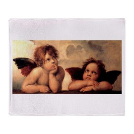 CafePress Cherub Angels Throw Blanket Soft Fleece Throw Blanket, 50"x60" Stadium Blanket