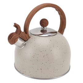 MOUMOUTEN Stove Top Whistling Tea Kettle, 2.5L Whistling Kettle Stainless Steel Teapot Kettle for Home Cooker Stove Gas Kitchen Essential Brewing Coffee, Tea