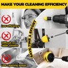 Holikme 10Pieces Drill Brush Attachments Set, Power Scrubber Brush with