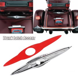 Unbranded CHROME TRUNK LATCH ACCENT 2009-2021 FOR HARLEY TRI GLIDE ULTRA CLASSIC FLHTCUTG
