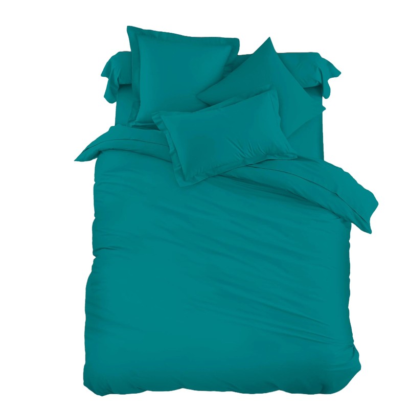 Lyra Linens Pair of Housewife Pillowcases 50x75cm – Plain Dyed