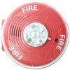 System Sensor PC2RK Ceiling-Mount Outdoor Horn Strobe W/Backbox, 12/24V, Red
