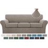 Turquoize 4 Piece Couch Covers for 3 Cushion Couch Sofa