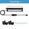 DaToo Submersible Aquarium Light 6Inch Fish Tank Light Bubbler Wall
