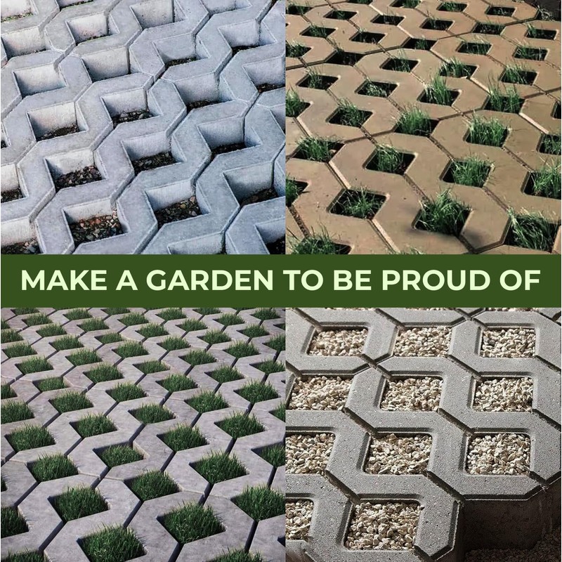 BETONEX Concrete Grass Pavers Breeze Block Paving Bricks Mold ABS