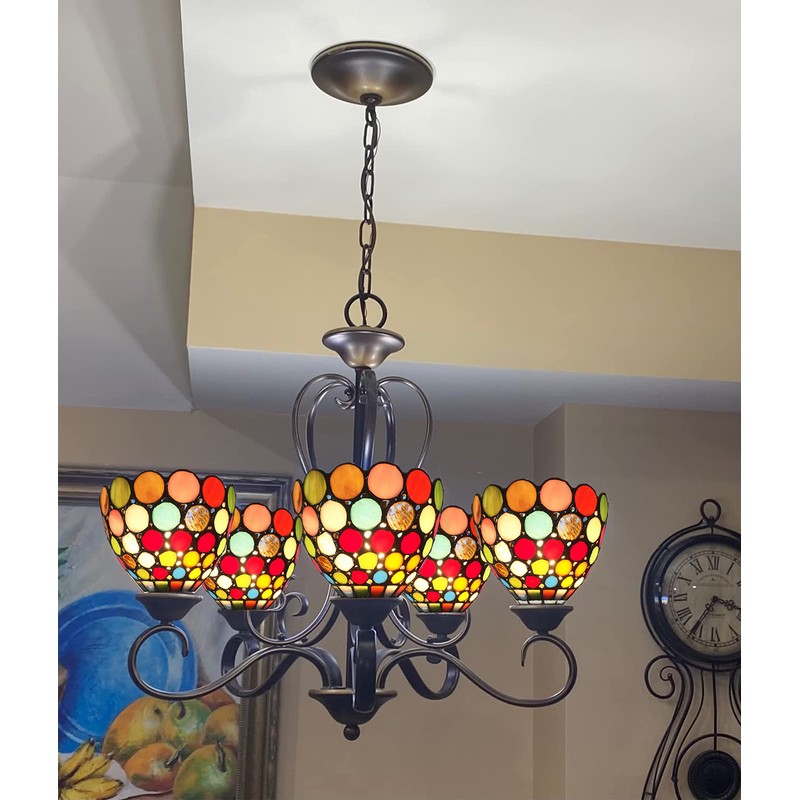 HMJ80021-Tiffany lamp Shade-Church Glass Shade