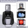 DSLEAF Bowling Ball Backpack for 1 Ball, Bowling Ball Bag