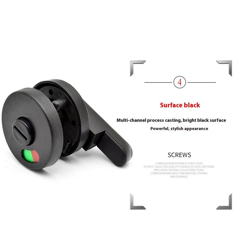 AIXXCUVQ 5pcs Vacant Engaged Door Lock Indicator for Bathroom Privacy