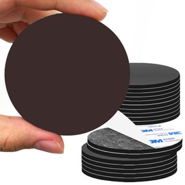 Round Big Magnetic Dots with Adhesive Backing,Large Adhesive Magnet Dots Strong,Magnet Stickers Circles with Adhesive for Whiteboard, Refrigerator Crafts DIY School,18 Pcs 60mm Diameter 2.36”x 0.08”