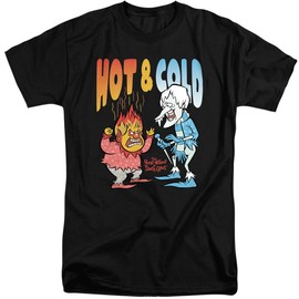 The Year Without Santa Claus Hot and Cold Unisex Adult Tall T Shirt (X-Large) Black