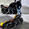 DREAMIZER Motorcycle Crocodile Brown Driver Solo Seat Soft Front Cushion
