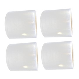 SHOWERORO 4 Películas de PE, Envoltura Resistente al Desgaste para Embalaje y Mudanza, Película Estirable Transparente Retráctil
