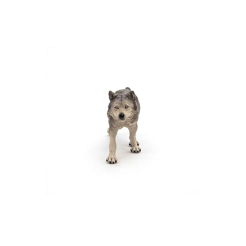 Papo Wild Animal Kingdom Figure, Grey Wolf