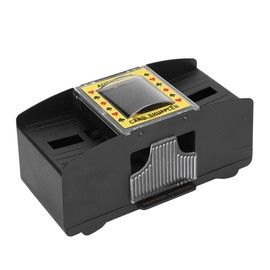 Barajador Automático de Cartas, 1-2 Barajas, Barajador de Póquer Eléctrico con Pilas, Barajador de Cartas con Menor Ruido para Juegos de Cartas en Casa,Viajes,Accesorio Herramienta