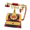 Dial Telephone Shaped Music Box Exquisite Retro Music Jewelry Box