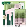 Kit de Extensiones de Pestañas Raíces Invisibles Keyyou Fairy Espesor