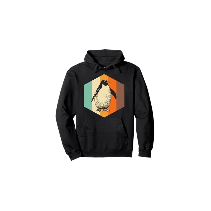 Penguin Retro Vintage Pullover Hoodie