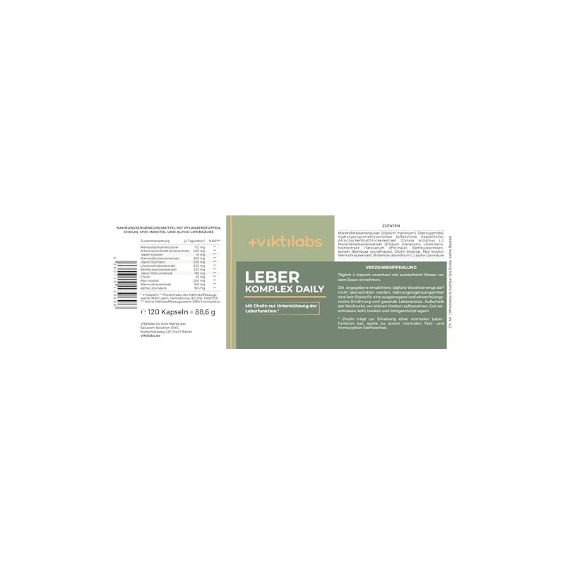 Liver Complex Daily - 90 Capsules | With Milk Thistle,