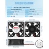 Wathai IP68 60mm x 25mm DC 12V Waterproof Cooling Fan