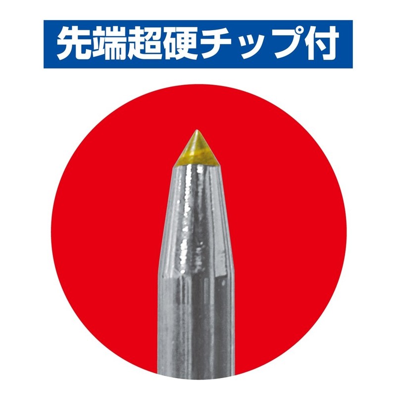 Shinwa Sokutei 77318 Auto Punch with Rolling Prevention Grip, L