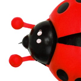 LOVIVER Kids Bike Bell Children Bike Bell Colorful Novelty Boys Girls Ladybird Kids Bell Toddlers Bike Bell Accessories Cycling, Red