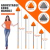 JEHONN Wall Mop with Long Handle 80 inches, Upgraded 180°