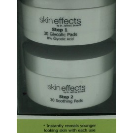 Skin Effects Dr Jeffrey Dover Glycolic & Soothing Pads Peel Kit 2 step system