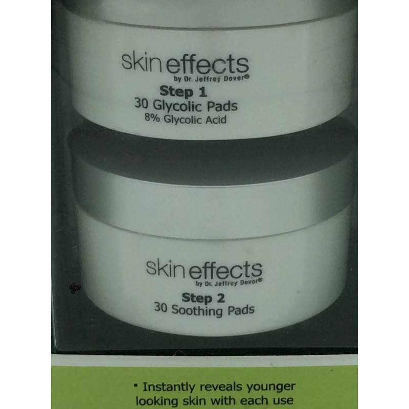 Skin Effects Dr Jeffrey Dover Glycolic & Soothing Pads Peel