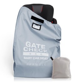 Bramble BRAMBLE 33" Inch Waterproof Car Seat Travel Bag for Air Travel with ID | Infant Car Seat Gate Check Travel Bag for Airplane | Booster & Carseat Travel Cover Carrier for Airport