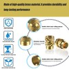 50 PCS Knurled Nuts, M4 x 6mm L x 6mm