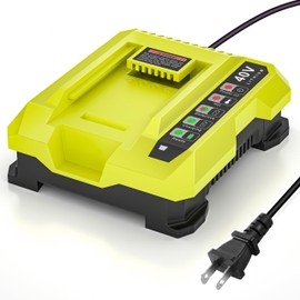 40V Charger for Ryobi 40V Battery,OP406A OP404 OP401 Battery Charger for Ryobi OP40605 OP40602 OP40601 OP4050 OP40501 OP4050A OP4040 OP40404 OP40401 OP4030 OP40301 OP40201 OP4026 OP40261 Charger